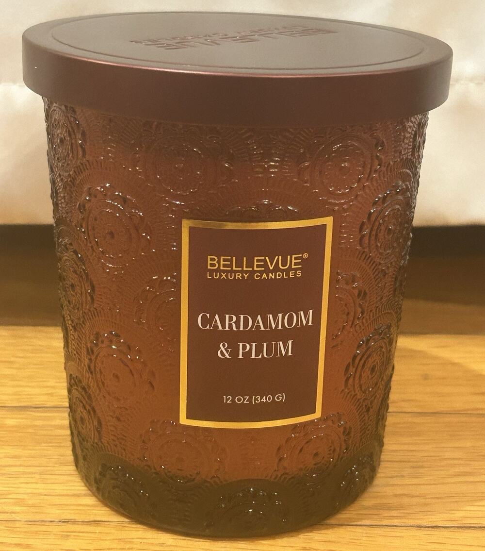 New Bellevue Cardamom & Plum 12 oz Candle